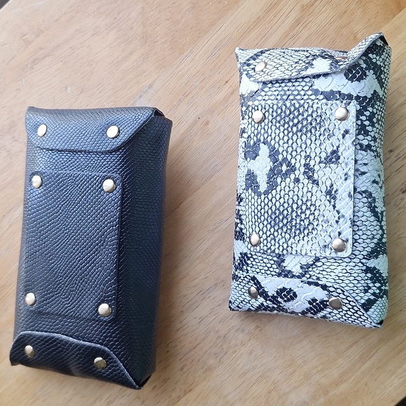 Faux Snakeskin Belt Bag with Gold Buckle - Picture 6 of 7